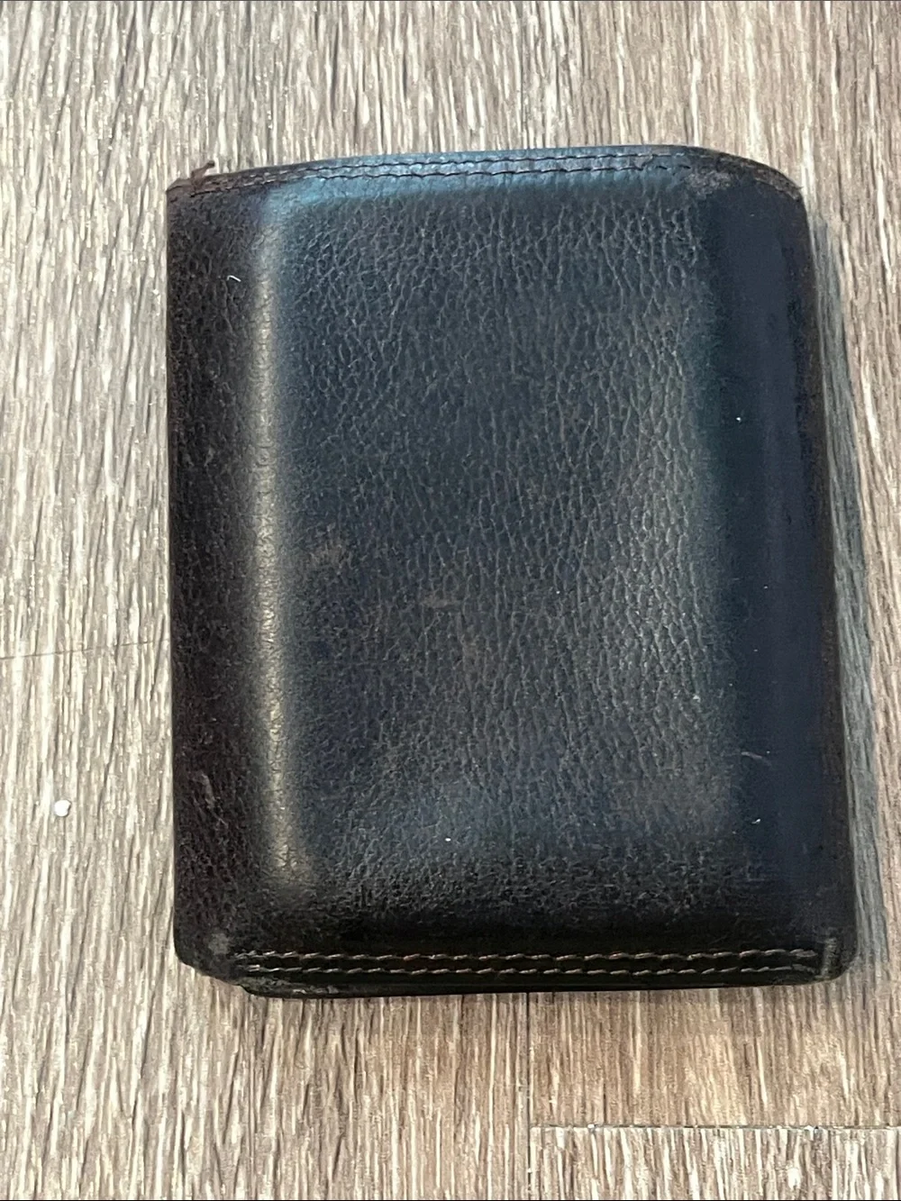 Fossil Dark Brown Trifold Leather Men's Wallet